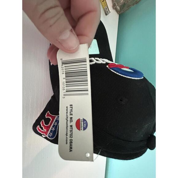 City Hunter Barack Obama The 44th President Cap Adjustable One Size Black NEW - Picture 7 of 7